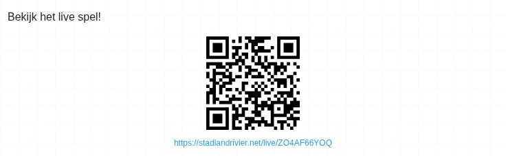 QR-code voor het publiek